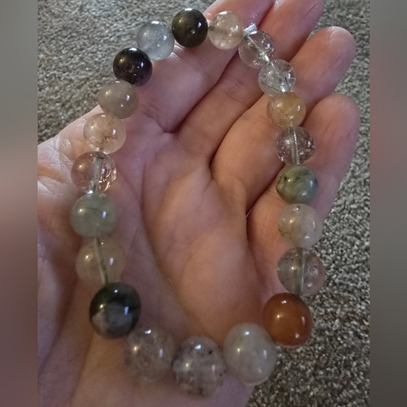 10mm High Quality Rutile Quartz Bracelet - Picture 3 of 3